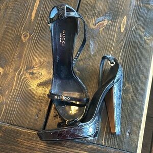 Gucci Black High Heel Women's Shoes